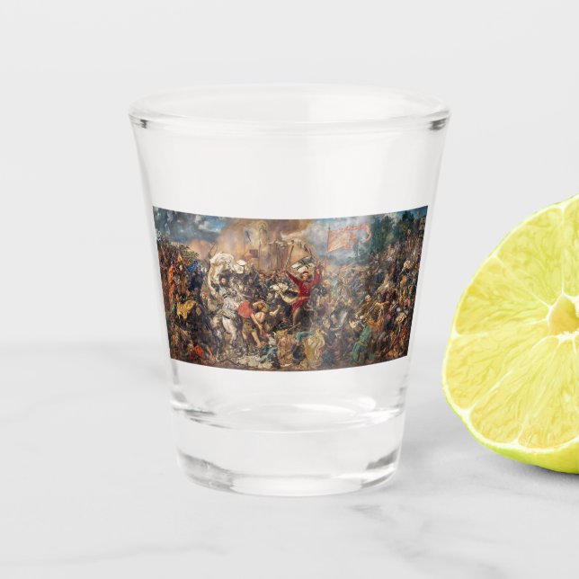 Vaso De Chupito Battle of Grunwald (Medieval Military Scene) (War) (Anverso)