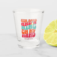 Beach Bachelorette Party Groovy Sun Sand Ring
