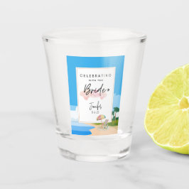 Vaso De Chupito Beach Bachelorette Party personalizado