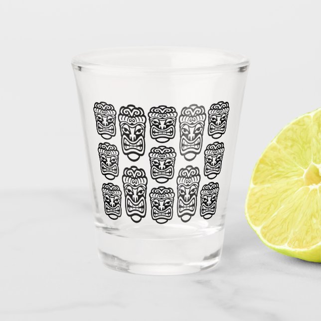 Vaso De Chupito Beach Bar Fiesta Retro Tiki (Anverso)