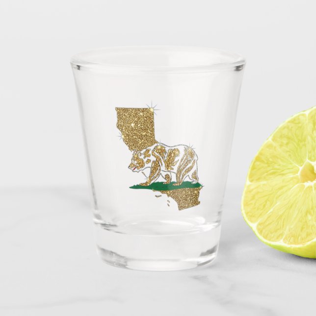 Vaso De Chupito Bear de California (Anverso)