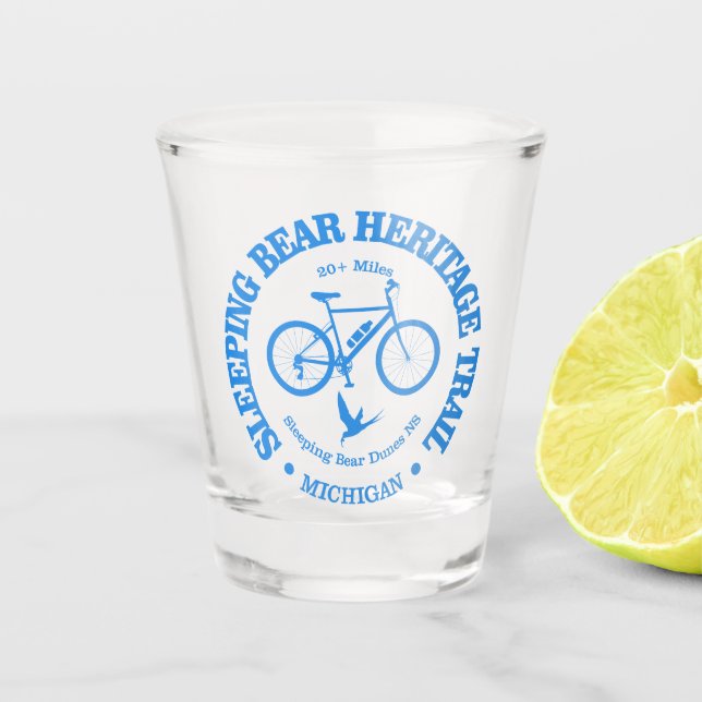 Vaso De Chupito Bear durmiente HT (ciclismo) (Anverso)