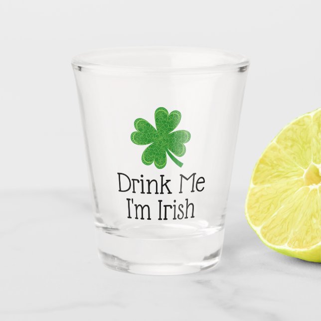 Vaso De Chupito Beba, soy el Día Irlandés de Atracciones de San Pa (Anverso)