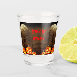 Vaso De Chupito Beban Brujas Cementerio Espeluznante de Halloween