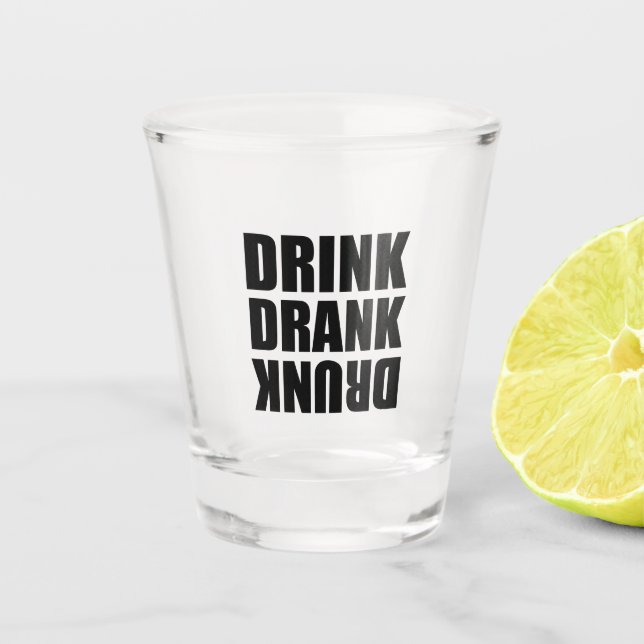Vaso De Chupito Beber borrachín (Anverso)