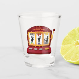 Vaso De Chupito Beber humo y gamble vidrio caliente