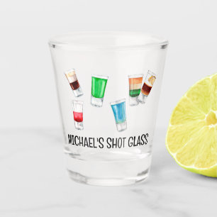 Vaso De Chupito Bebida Alcohólica Fiesta Foto Personalizada Regalo