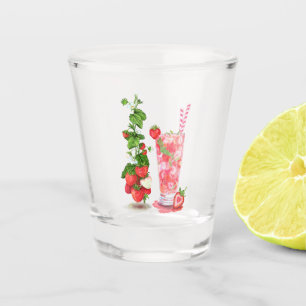 Vaso De Chupito Bebida de frutas Guay de jugo de fresa - Fresca