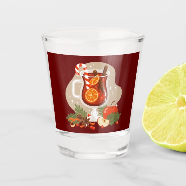 Vaso De Chupito Bebida de Navidad  (Anverso)