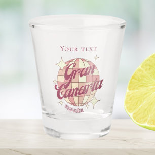 Vaso De Chupito Bebida de recuerdo turística de Gran Canaria Españ