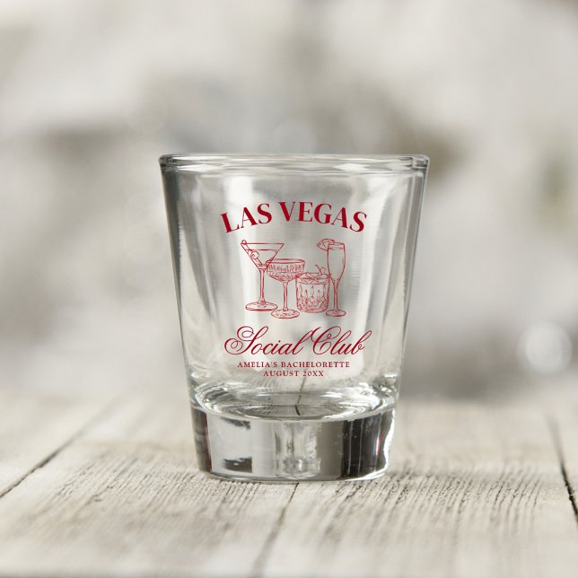 Vaso De Chupito Bebida Enamorada Cocktails Club Social Bachelorett (Subido por el creador)