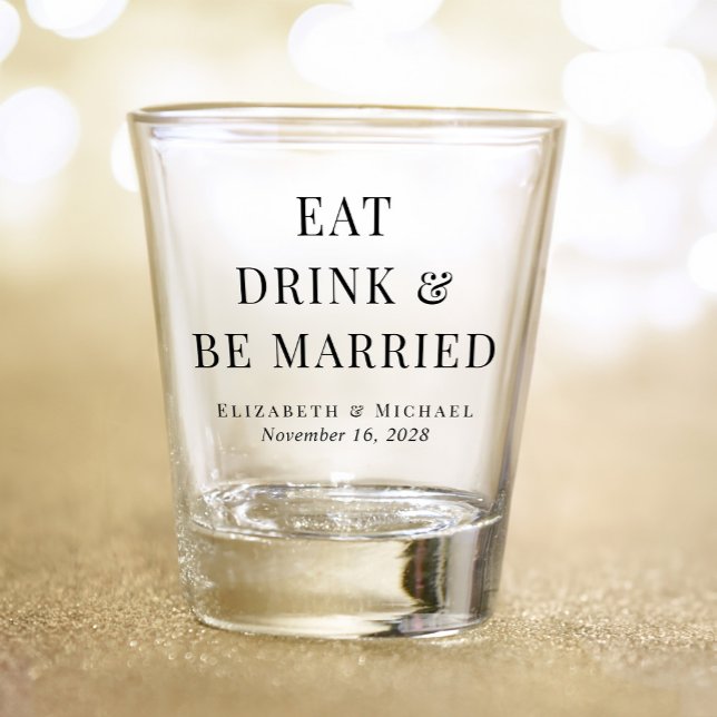 Vaso De Chupito Bebida moderna De Comer Se Casará Con Boda (Subido por el creador)