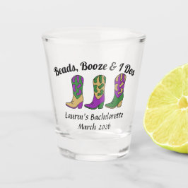Vaso De Chupito Bebidas Booze e I Dos Mardi Gras