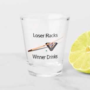 Vaso De Chupito Bebidas ganadoras con racks de pérdida de piscina