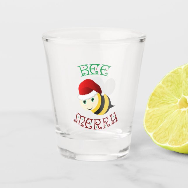 Vaso De Chupito Bee Merry (Anverso)