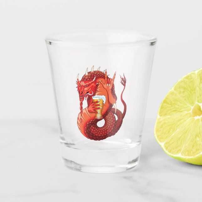 Vaso De Chupito Beer Dragon (Anverso)