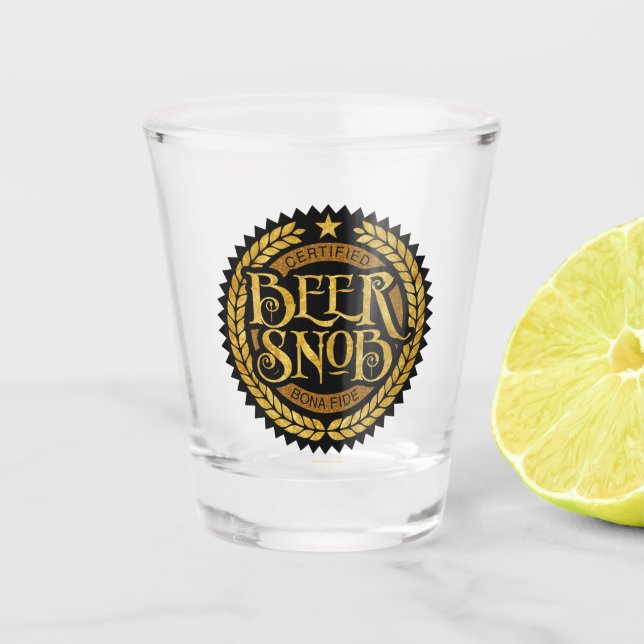 Vaso De Chupito Beer Snob (Anverso)