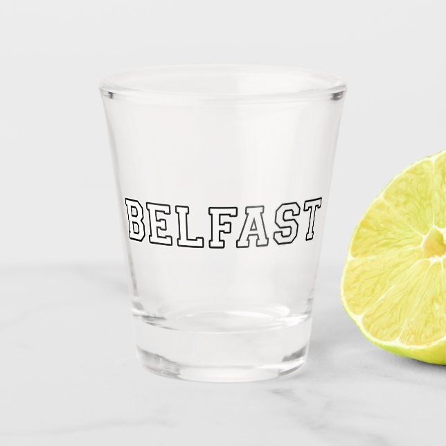 Vaso De Chupito Belfast (Anverso)