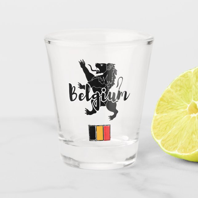 Vaso De Chupito Bélgica (Anverso)
