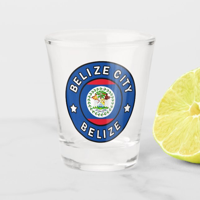 Vaso De Chupito Belice City Belice (Anverso)