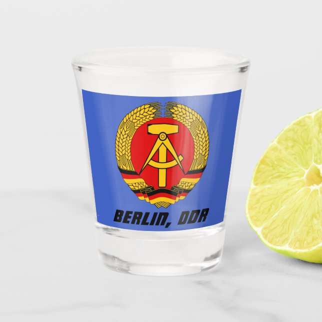 Vaso De Chupito Berlín, DDR - República Democrática Alemana (Anverso)