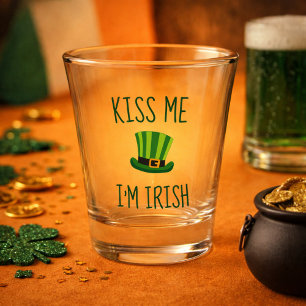 Vaso De Chupito Bésame Sombrero Irlandés Alto