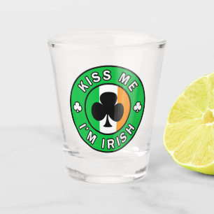 Vaso De Chupito Bésame soy irlandés