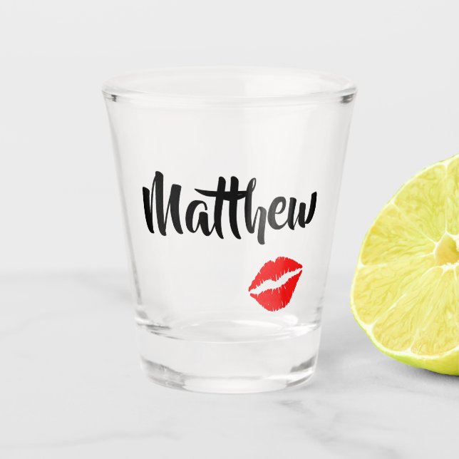 Vaso De Chupito Besos de novio (Anverso)