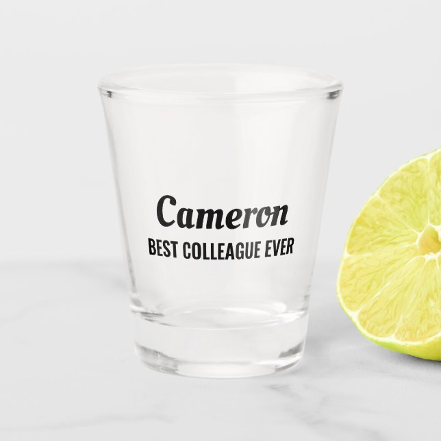 Vaso De Chupito Best Colleague (Anverso)