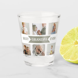 Vaso De Chupito Best Grandpa Ever | Custom Photos Shot Glass