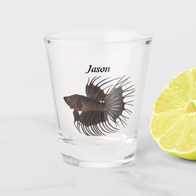 Vaso De Chupito Betta Fish (Anverso)