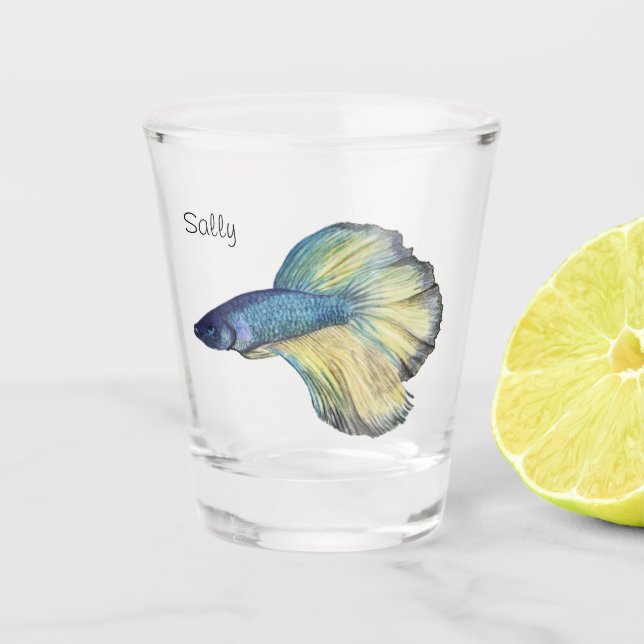 Vaso De Chupito Betta Fish (Anverso)
