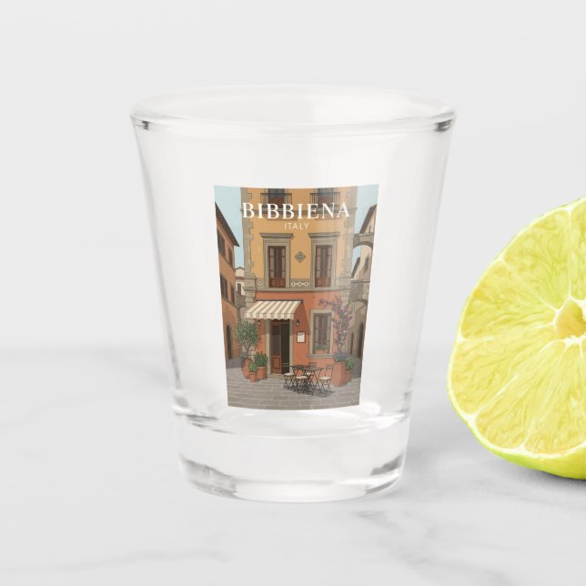 Vaso De Chupito Bibbiena, Italia (Anverso)
