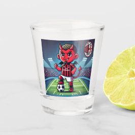 Vaso De Chupito Bicchiere Milan calcio