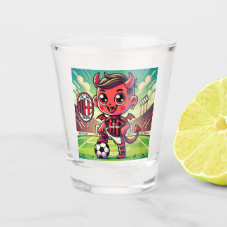 Vaso De Chupito Bicchiere Milan calcio