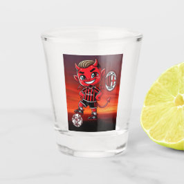 Vaso De Chupito Bicchiere Milan calcio