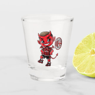 Vaso De Chupito Bicchiere Milan calcio