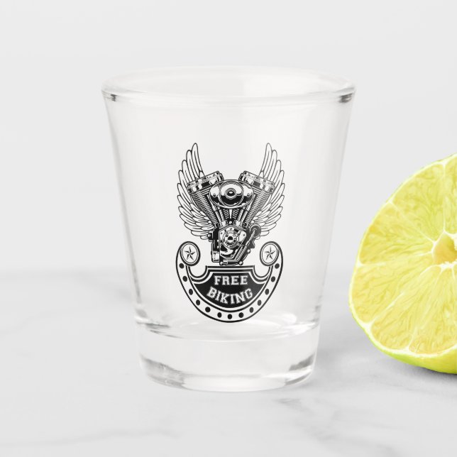 Vaso De Chupito Bicicleta gratis (Anverso)