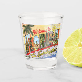Vaso De Chupito Bienvenidos a la cosecha de Florida