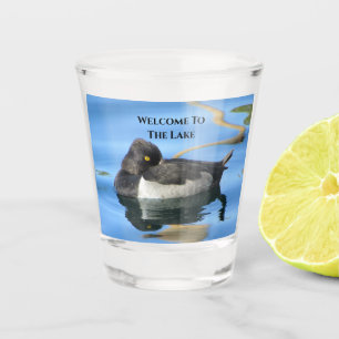 Vaso De Chupito Bienvenidos A La Naturaleza De La Reflexión Del Pa