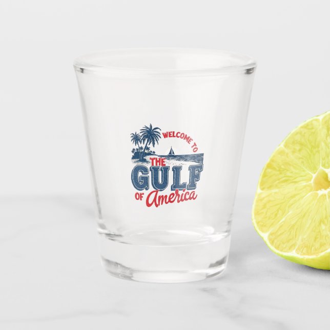 Vaso De Chupito Bienvenidos al México inmigrante del Golfo de Amér (Anverso)