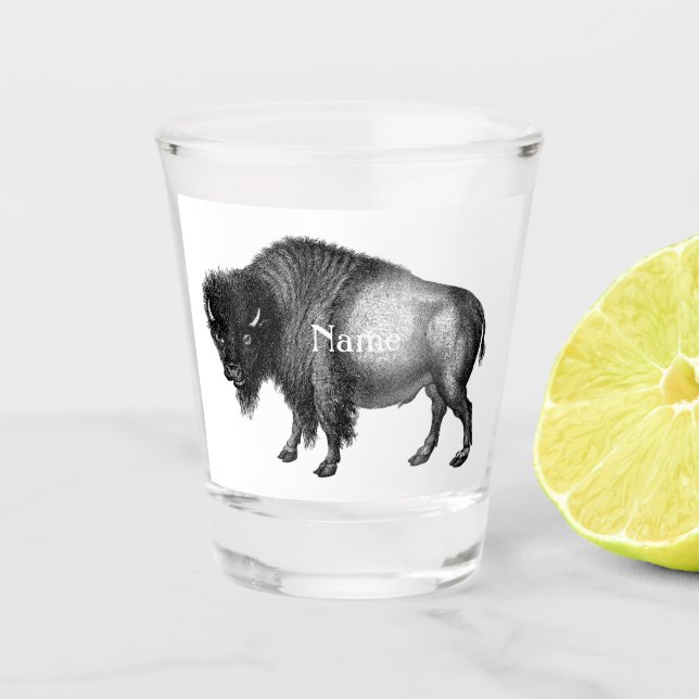 Vaso De Chupito Big Bison Buffalo Thunder_Cove (Anverso)