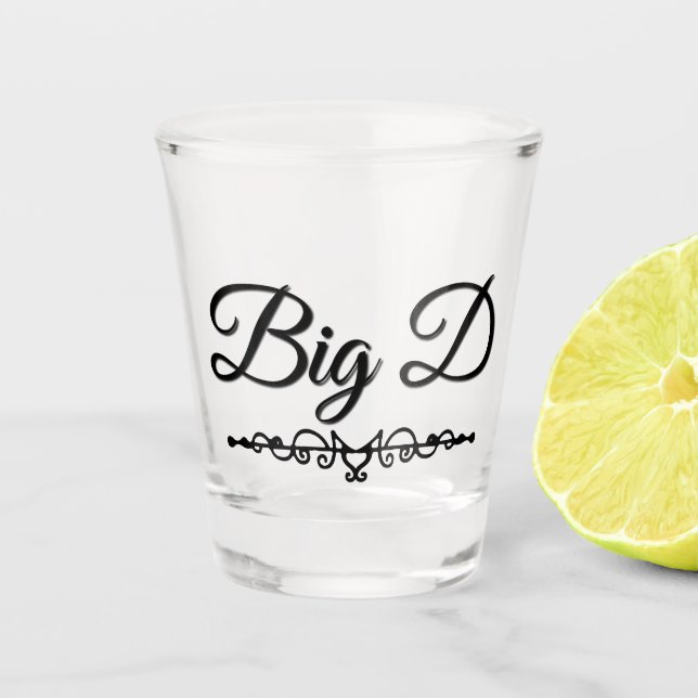 Vaso De Chupito Big D Shot (Anverso)