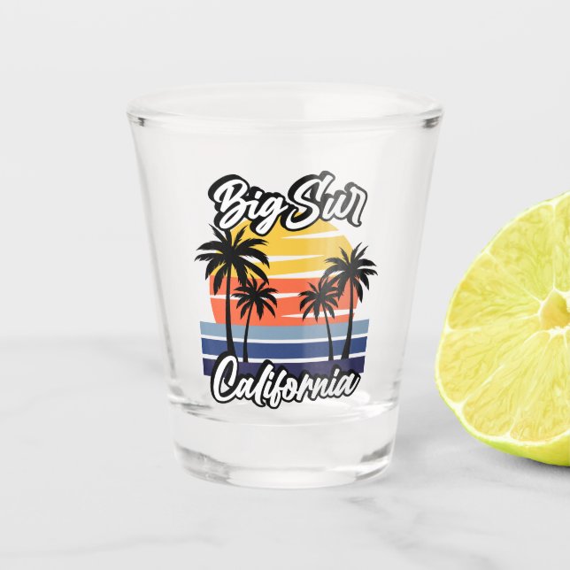 Vaso De Chupito Big Sur California (Anverso)