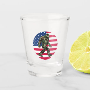 Vaso De Chupito Bigfoot Sasquatch Camo