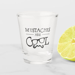 Vaso De Chupito Bigotes Gafas Cool