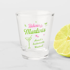 Vaso De Chupito Bikinis Verdes Rosados y Fiesta de Bach de Martins