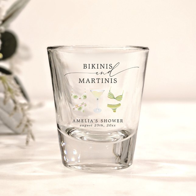 Vaso De Chupito Bikinis y Martinis Ducha Bridal Bachelorette (Subido por el creador)