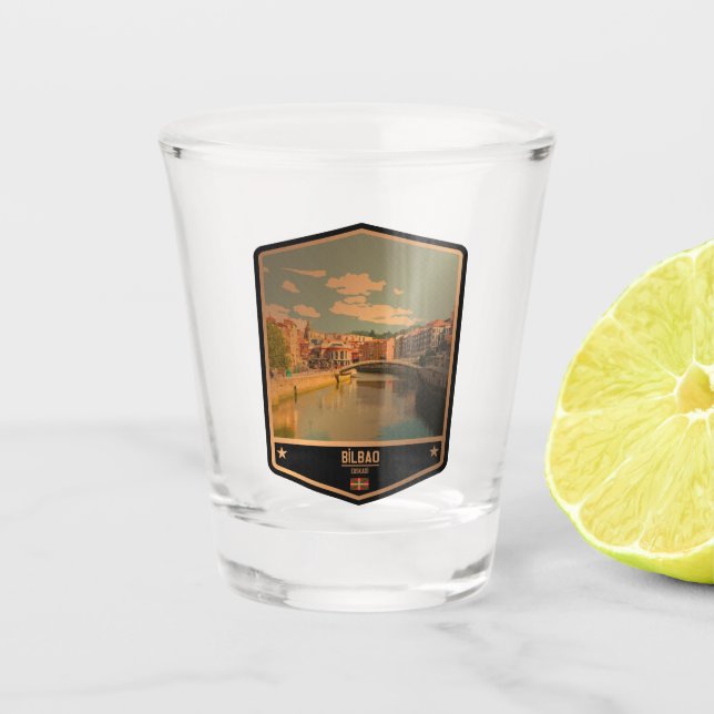 Vaso De Chupito Bilbao (Anverso)