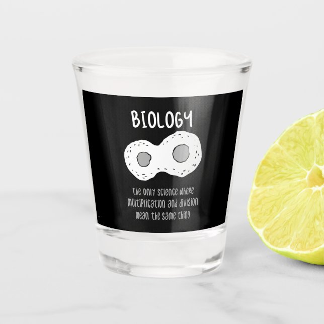 Vaso De Chupito Biología - La biología El único regalo científico (Anverso)